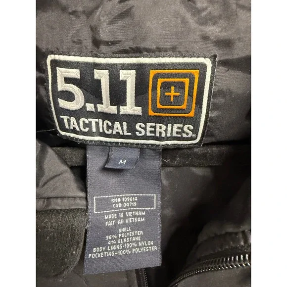 5.11 Tactical Series Sabre Jacket 2.0 Mens Medium Black Angel Flight Softshell